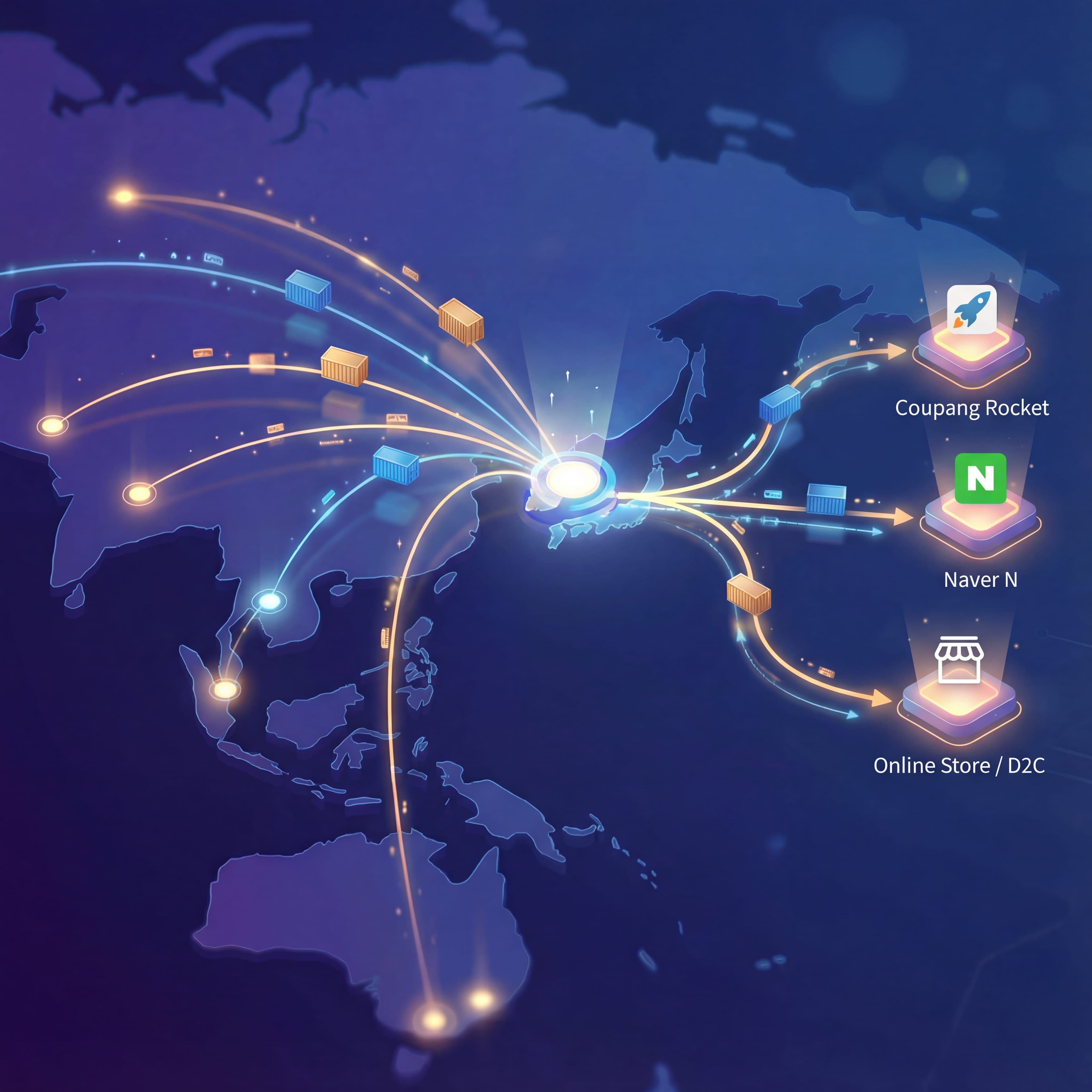 Seoul cityscape background