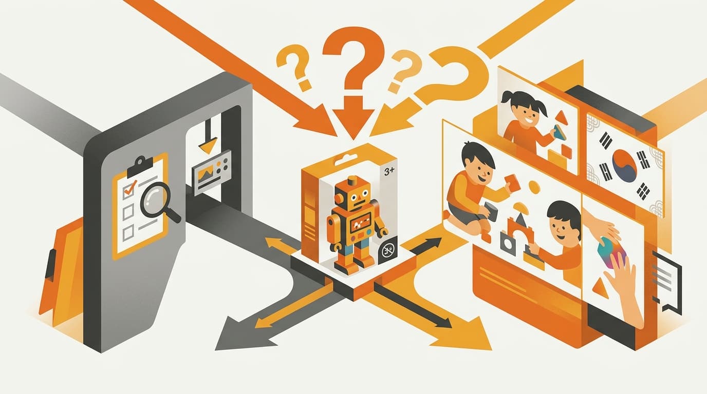 Consumer product at a Korean children's-product safety classification decision