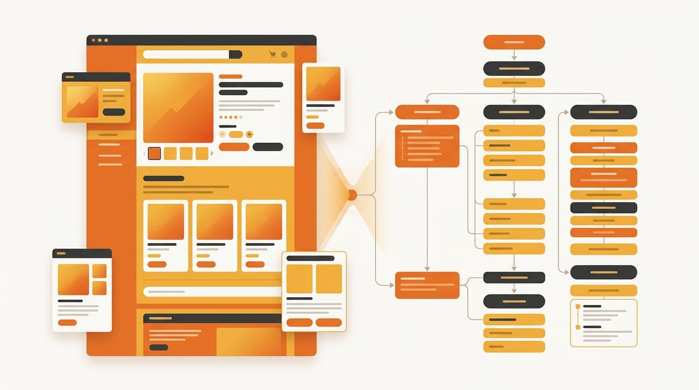 A Korean marketplace listing split into visual and structured information layers