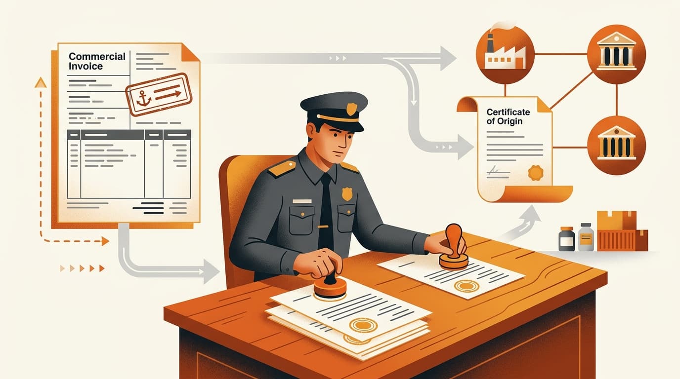 Two paths for proving product origin at a Korean customs desk