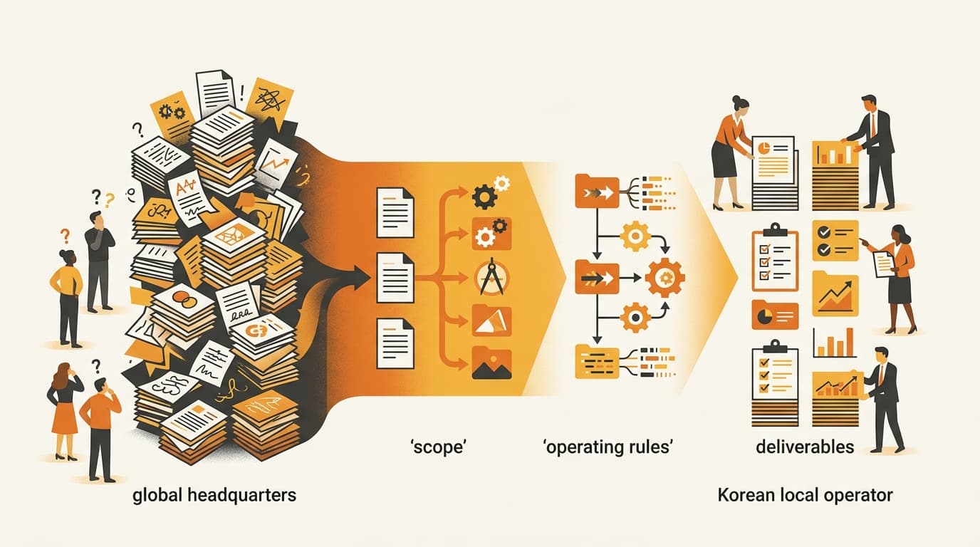 構造化された文書ワークフローを通じてつながるグローバル本社と韓国のオペレーター