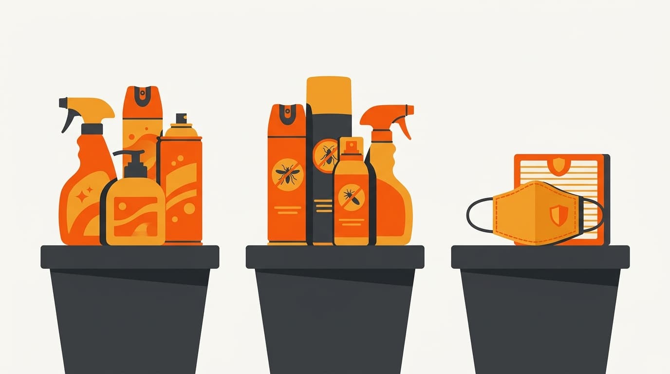 Three product clusters on separate pedestals representing three regulatory buckets