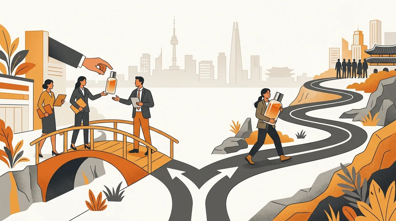 Two paths into the Korean cosmetics market — agency-led versus in-house