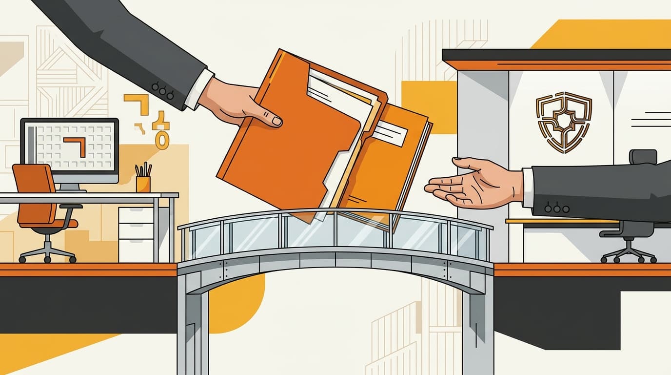 Representative record and corporate information connected in a Korean entity handover